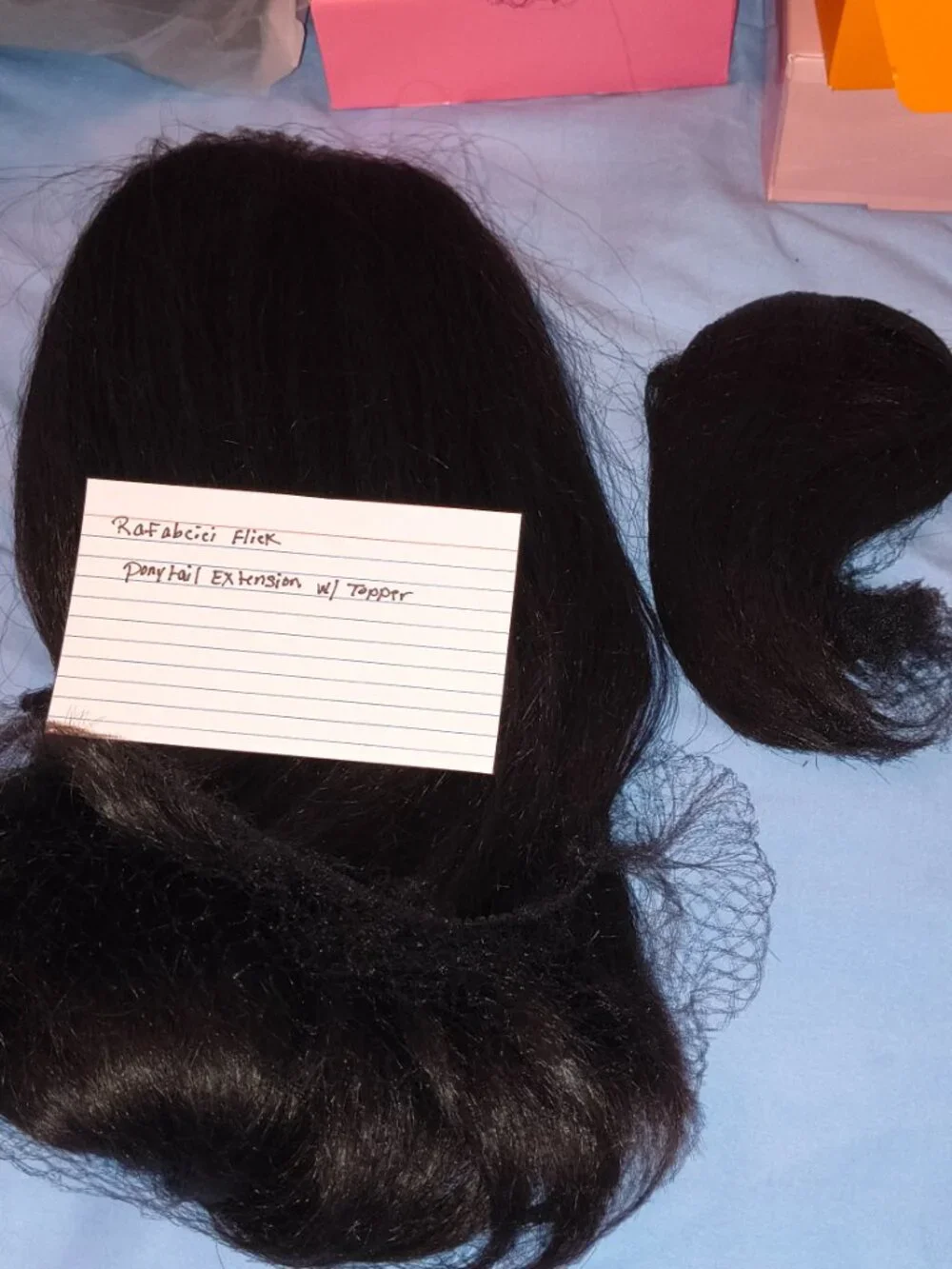Drawstring Ponytail with Bangs